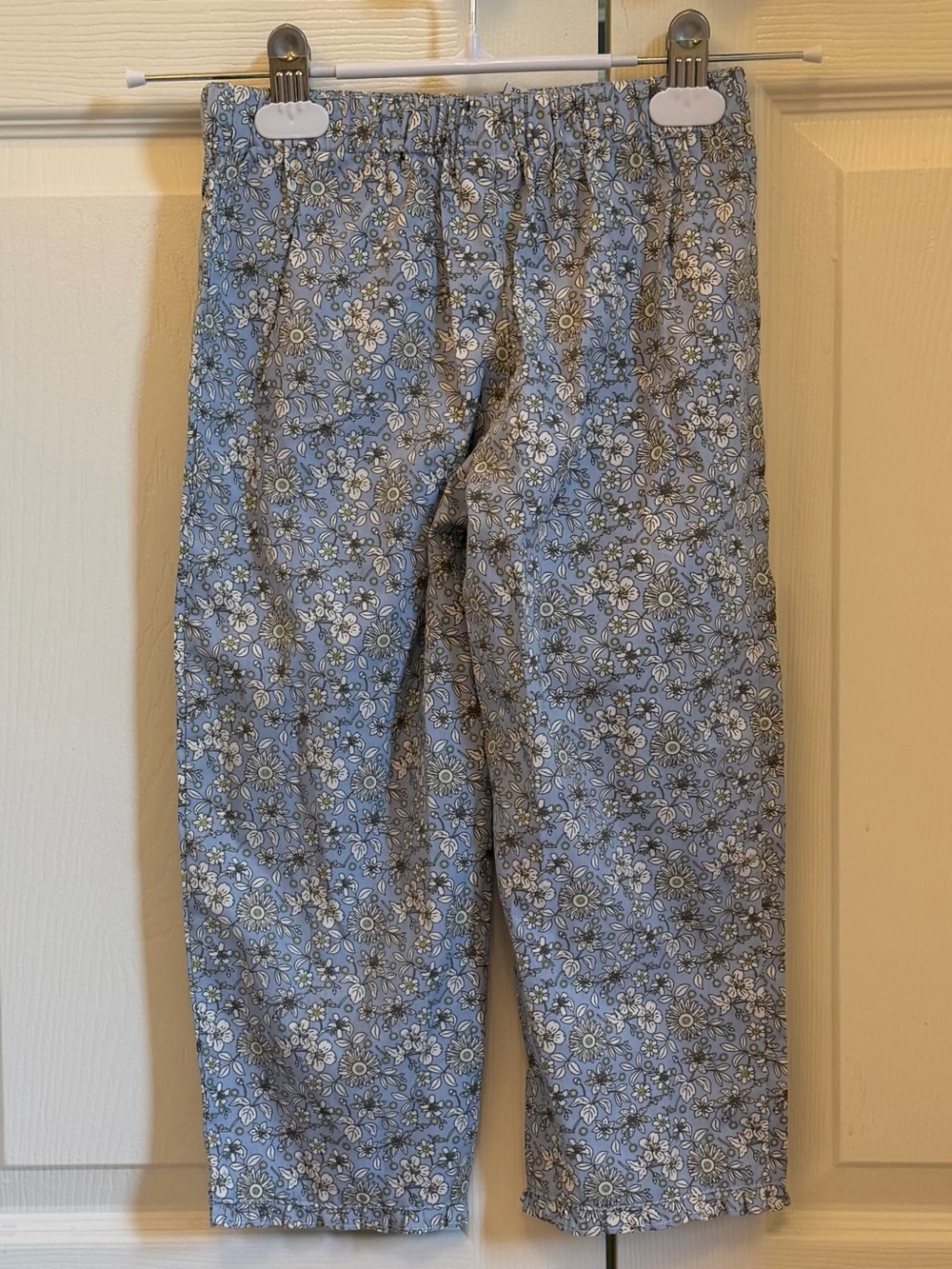 NWT Bella Bliss girls Blue Floral Pull-On Pants size 6x - Picture 2 of 3